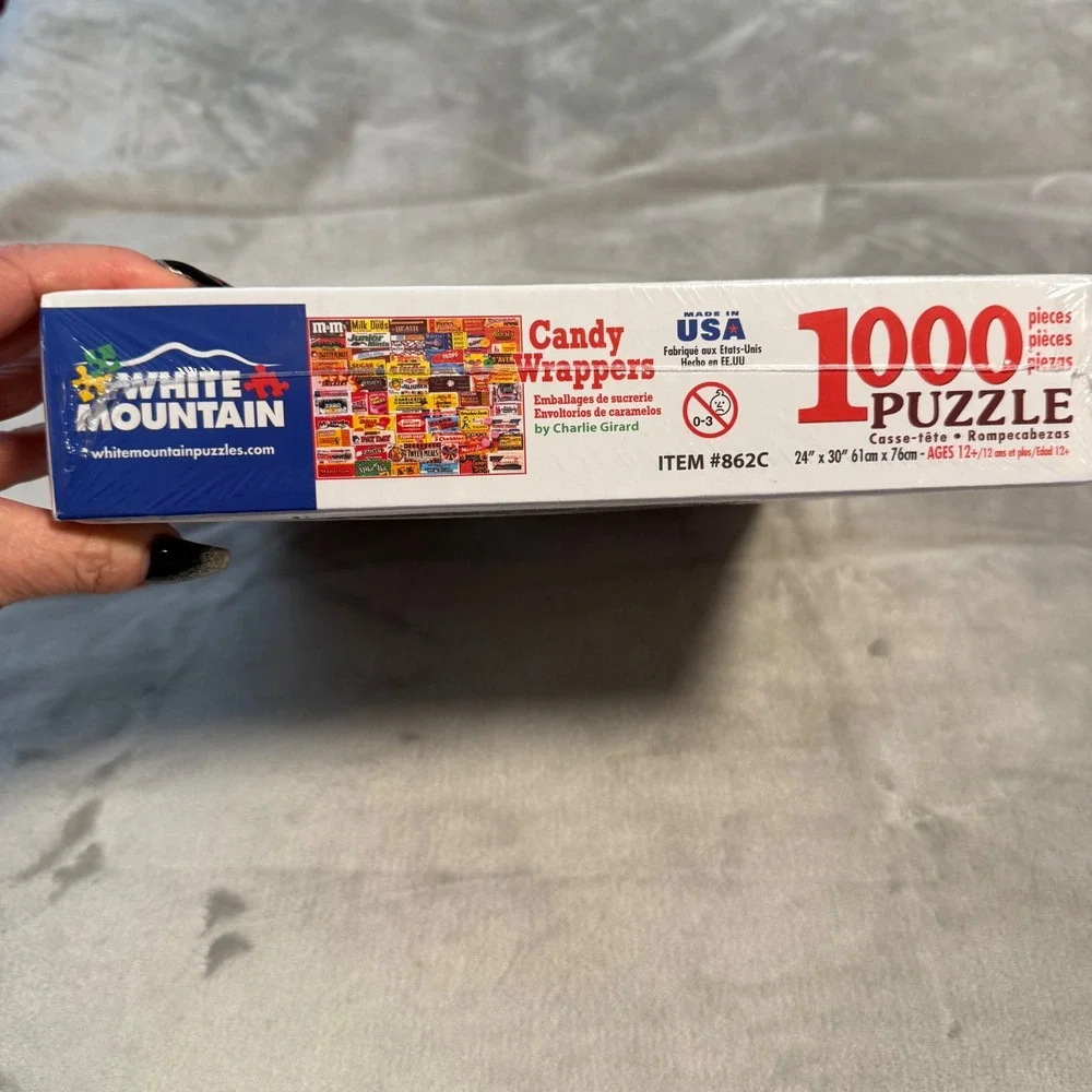 White Mountain‎ Candy Wrappers 1000 Piece Puzzle Sealed